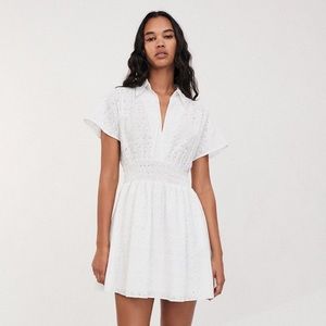 Zara White Mini Dress